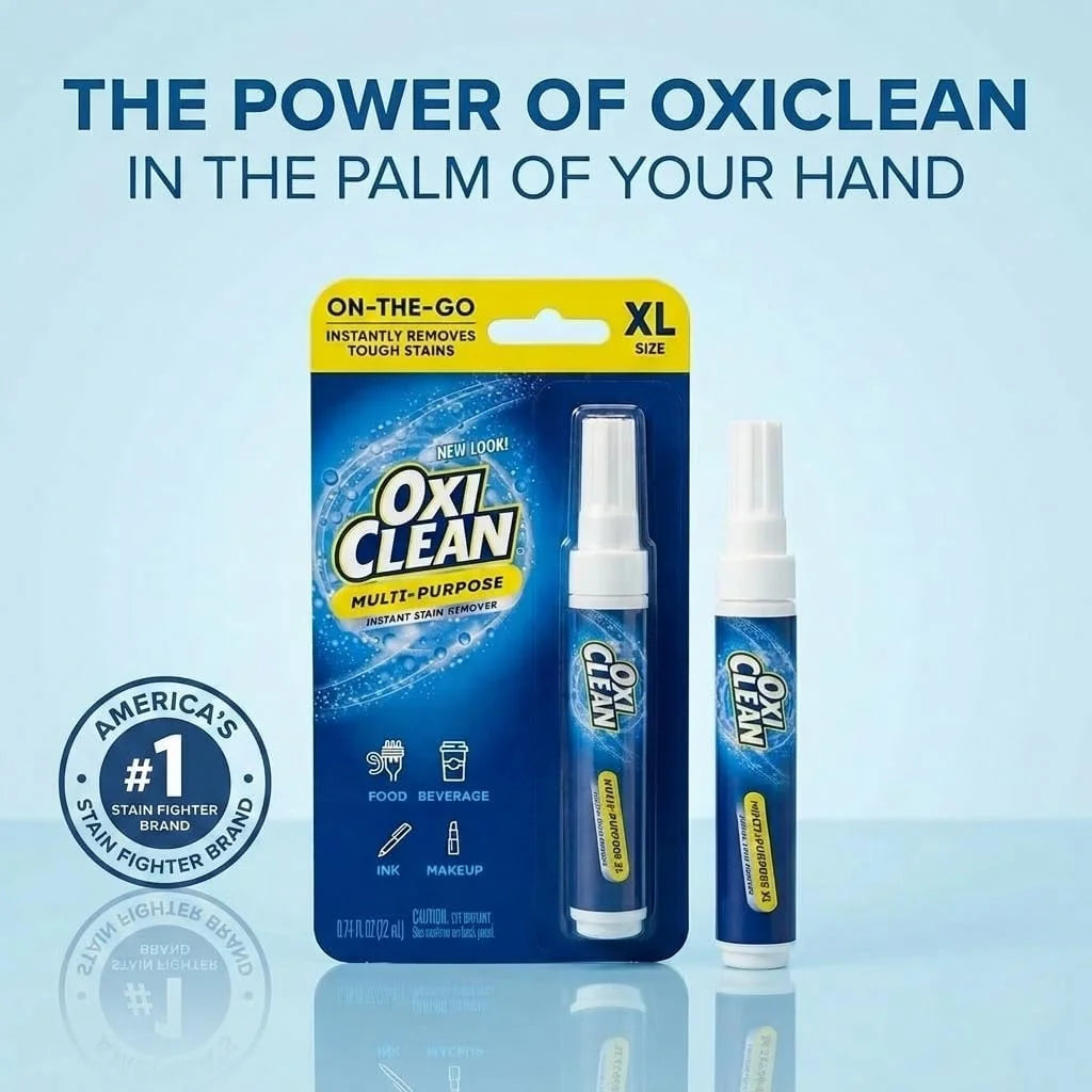 OxiClean On The Go Stain Remover Pen, 0.74 Fl Oz – Instant Travel Stain Cleaner for Clothes, Food, Wine, Coffee, Makeup, Portable & Easy Use Secondary image