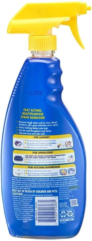OxiClean Laundry Stain Remover, 21.5 fl oz, (Pack of 5)