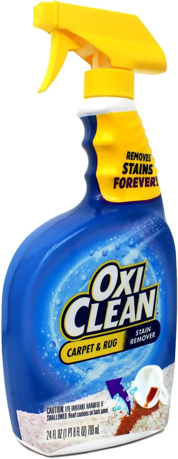 OxiClean Carpet and Area Rug Stain Remover Spray, 24 Ounce 2 Pack