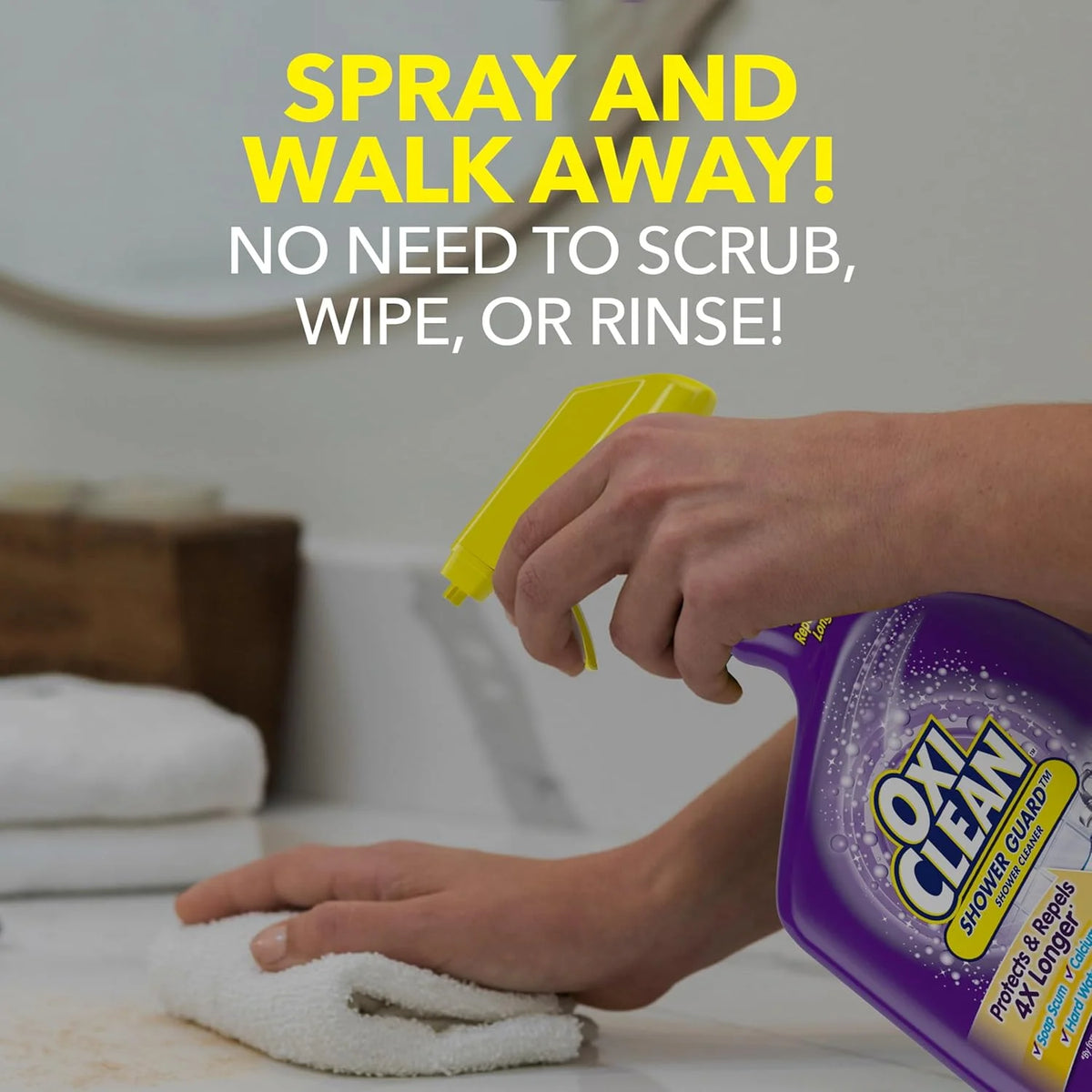 OxiClean Shower Guard Daily Shower Cleaner, 30 oz.