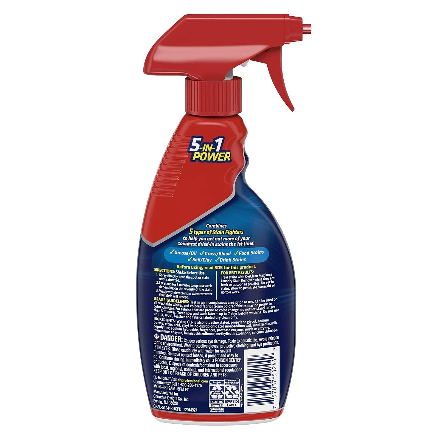 Oxiclean Max Force Stain Remover Professional, 12 fl oz, (Pack of 12) Secondary image