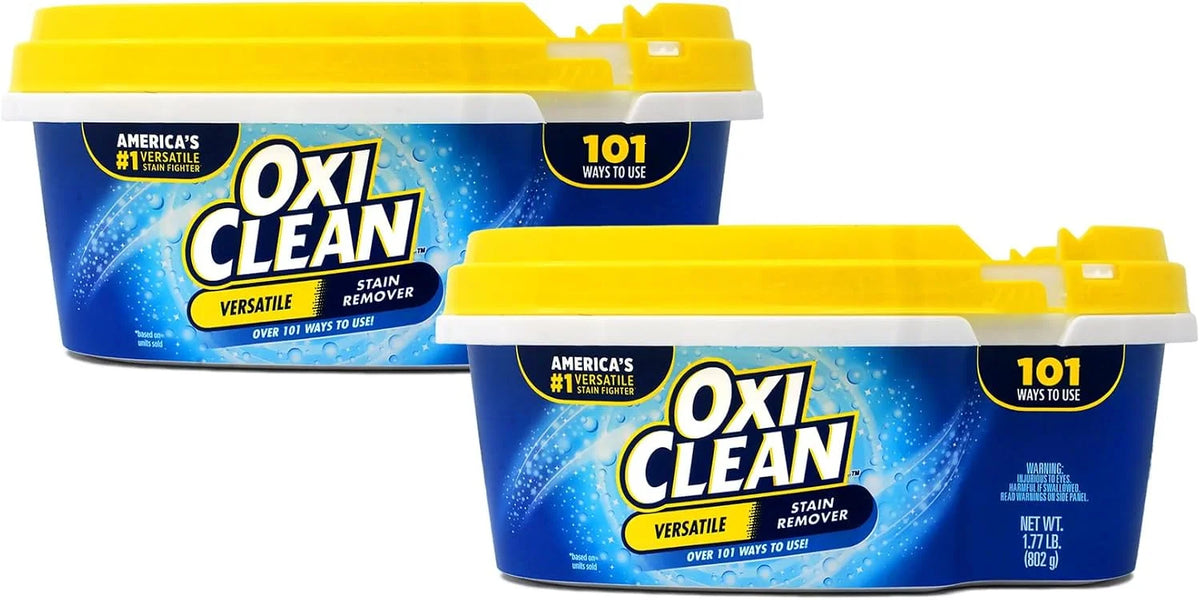 OxiClean Versatile Stain Remover, Over 101 Uses, Chlorine-Free, For All Machines, 1.77 lb (Pack of 2) Main image