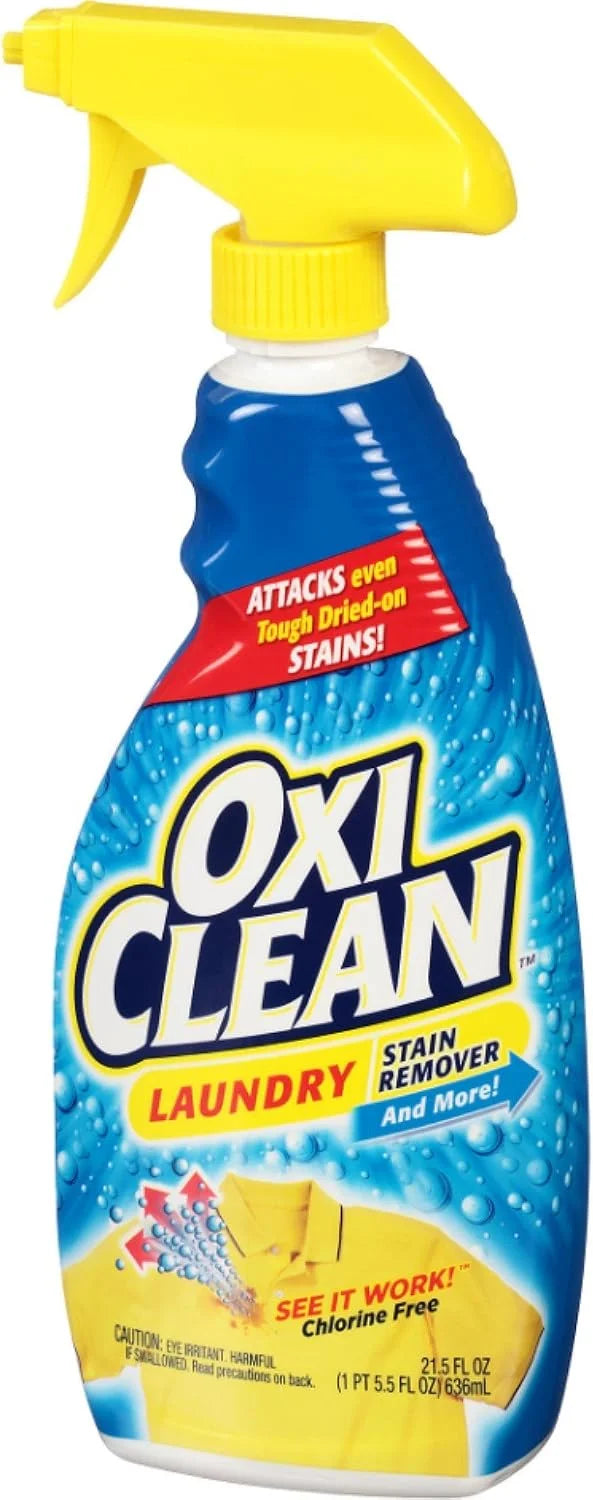 OxiClean Laundry & Home Stain Remover Spray, 21.5 fl oz, Fast Acting Formula (Pack of 6)