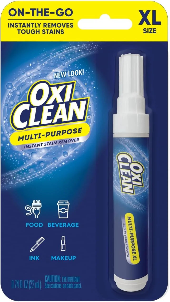 OxiClean On The Go Stain Remover Pen, 0.74 Fl Oz – Instant Travel Stain Cleaner for Clothes, Food, Wine, Coffee, Makeup, Portable & Easy Use Main image