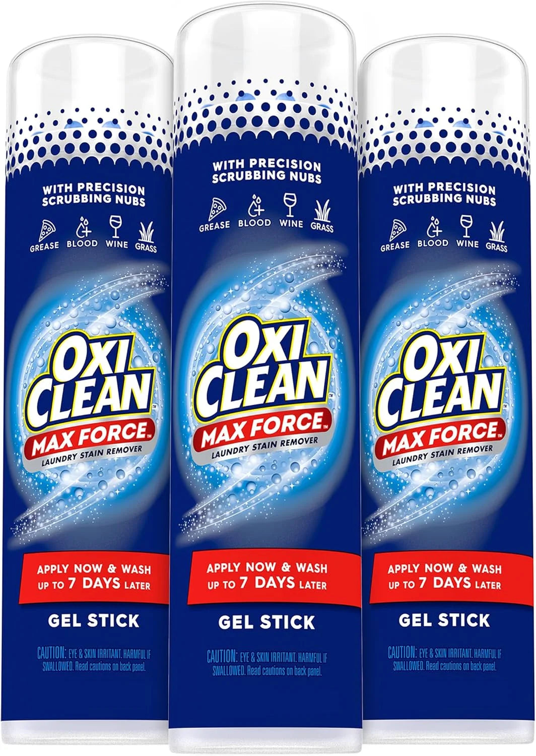 OxiClean Max Force Laundry Stain Remover Gel Stick, 6.2 fl oz, 3PK Main image