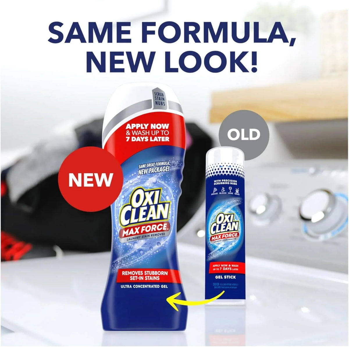 OxiClean Max Force Gel Stick, 6.2 Oz (Pack of 3)