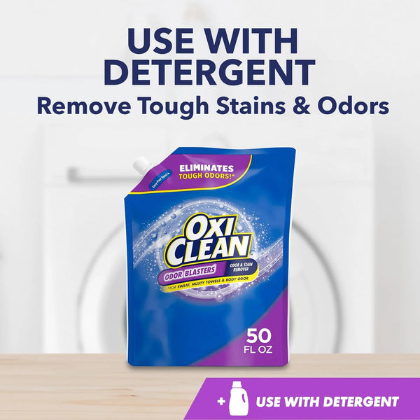 OxiClean Odor Blasters Odor Laundry Liquid Additive, 45 fl oz
