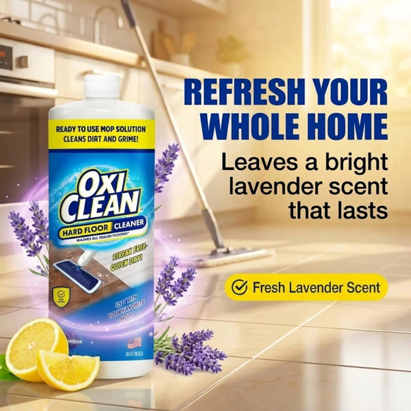 OxiClean Hard Floor Cleaner for Mopping - Ready to Use Mop Solultion, 32 oz