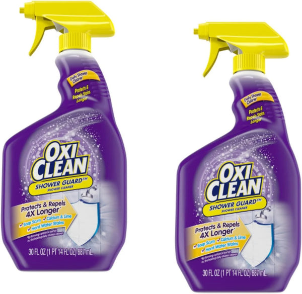 OxiClean Shower Guard Daily Shower Cleaner Spray, 30 fl oz (Pack of 2)
