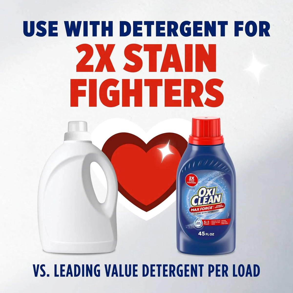 OxiClean Max Force Advanced Stain Remover Liquid, 45 Fl Oz