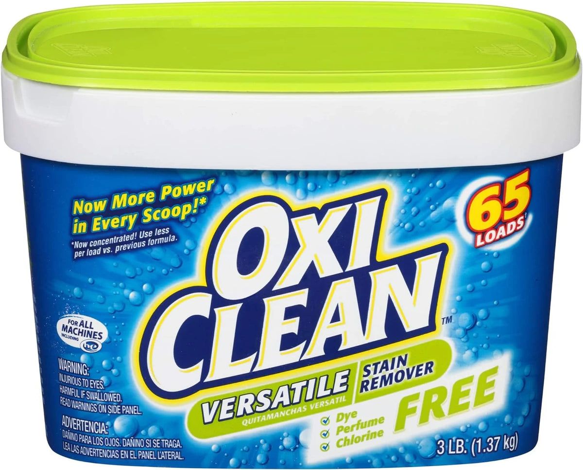 OxiClean Versatile Stain Remover Free, 3 lbs, Pack of 4 Main image