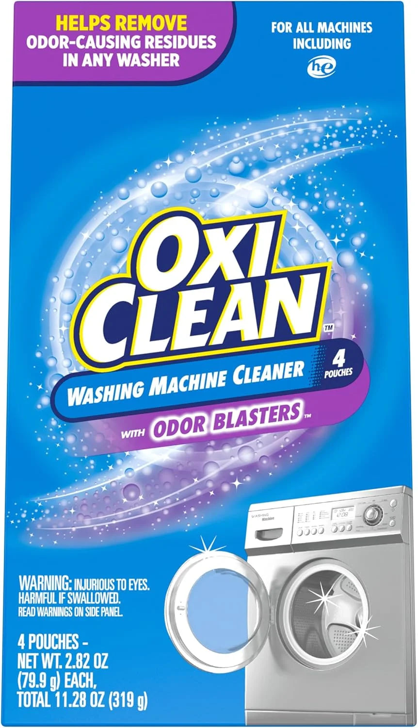 OxiClean Washing Machine Cleaner with Odor Blasters, 4 Count Main image
