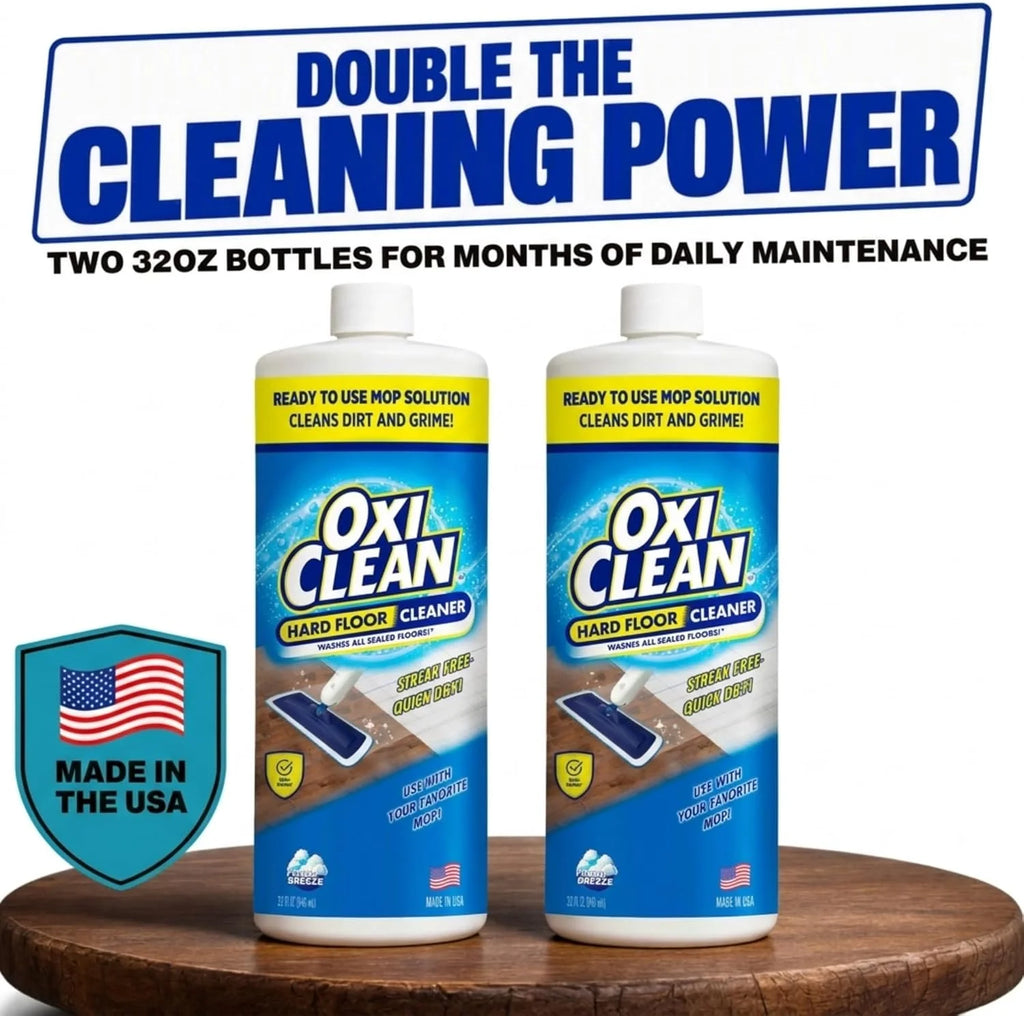 OxiClean Hard Floor Cleaner for Mopping - Ready to Use Mop Solultion, 32 oz