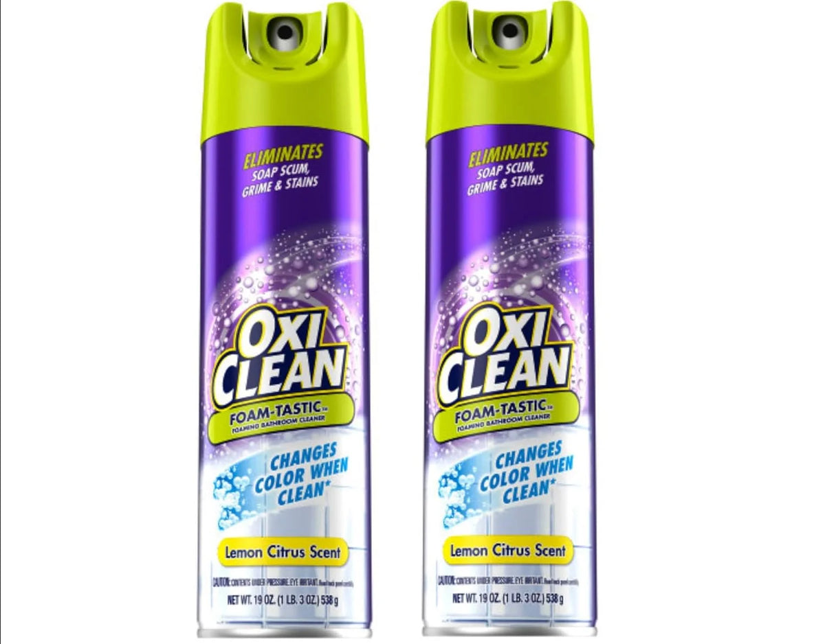 OxiClean Foam-Tastic Bathroom Cleaner 19oz. (2-Pack) Main image