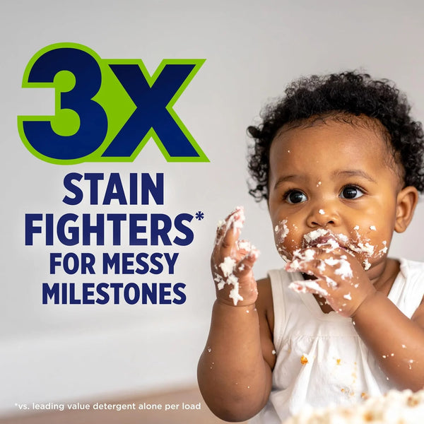OxiClean Triple Action Free Versatile Stain Remover Powder, 4 lbs