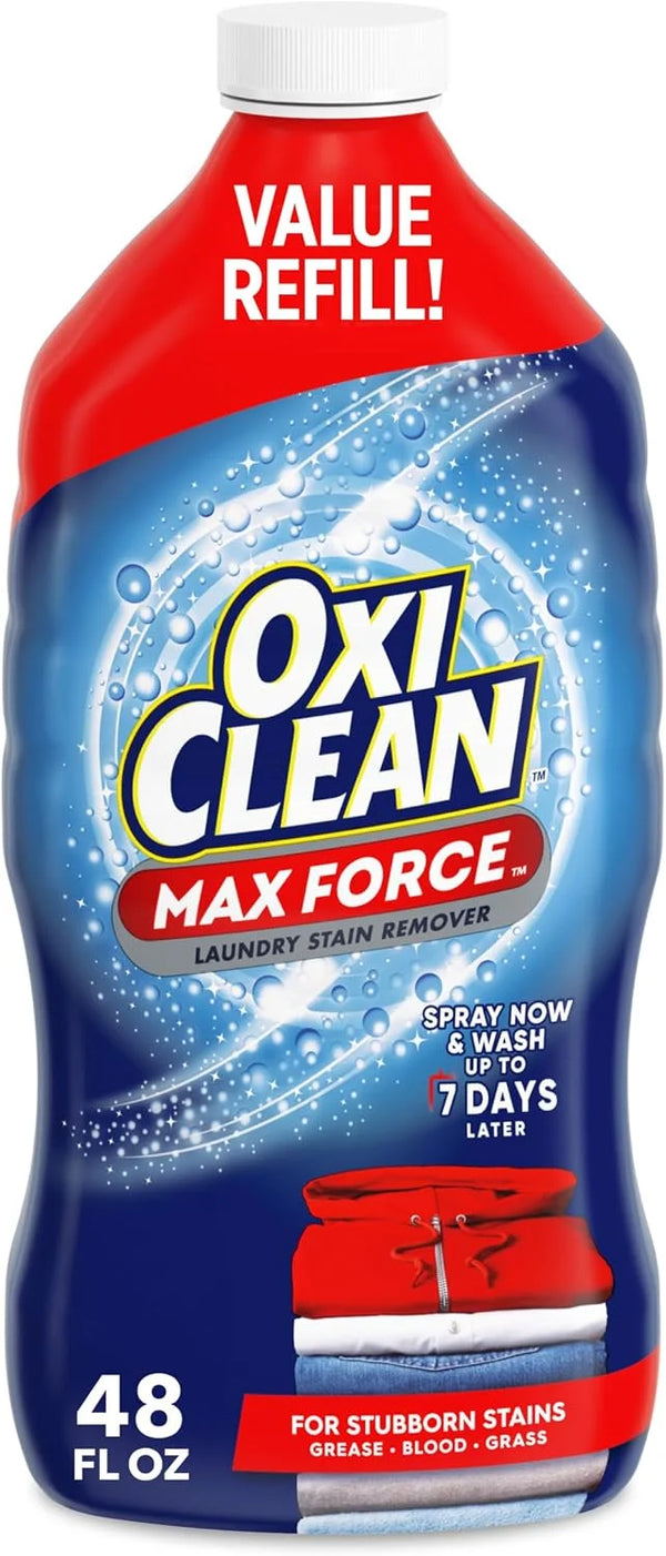 OxiClean Max Force Laundry Stain Treater Spray, 2 Fl Oz (2 Pack)