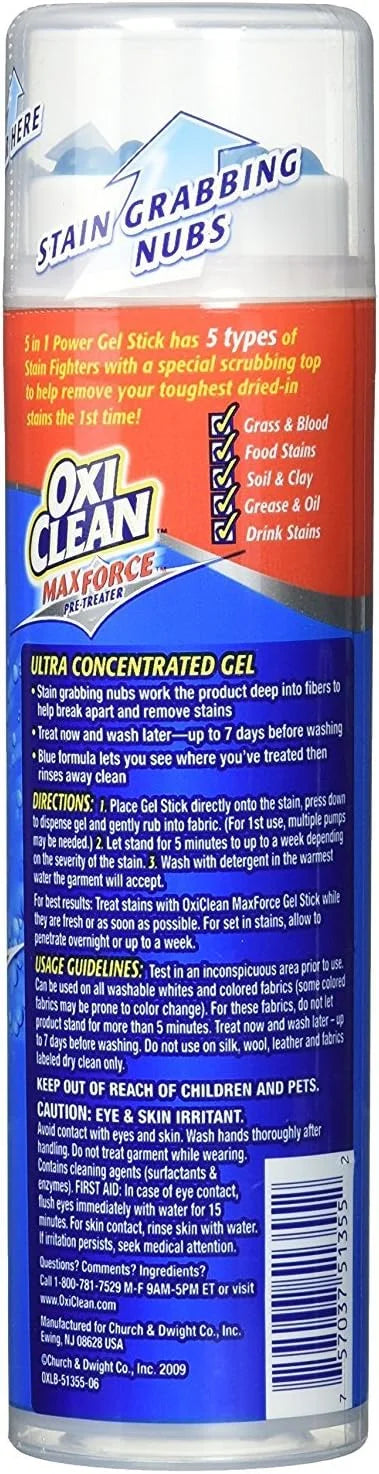 Oxi-clean 51355 Max Force Gel Stick, 6.2 Oz (Pack of 12) Secondary image