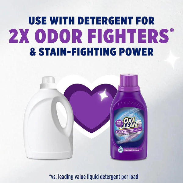 OxiClean Odor Blasters Odor Laundry Liquid Additive, 45 fl oz
