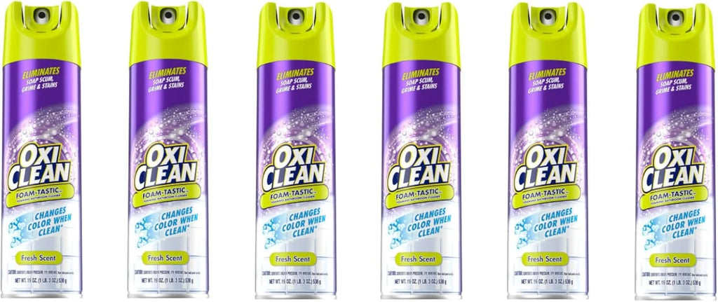 OxiClean Foam-Tastic - Fresh - 19 oz - 6 pk