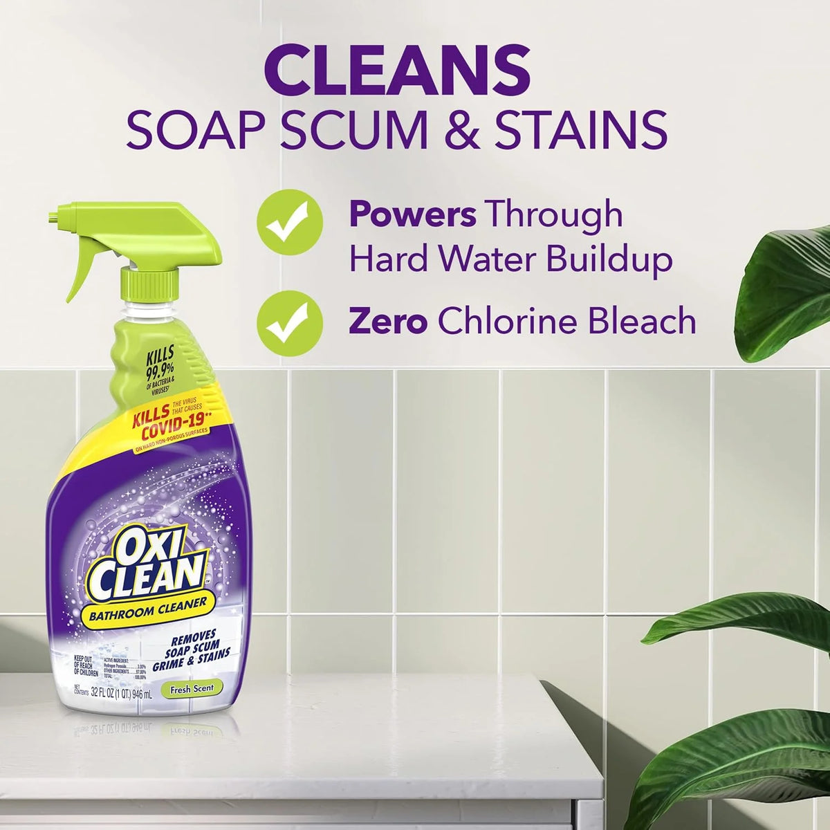 OxiClean Bathroom Cleaner, 32 oz