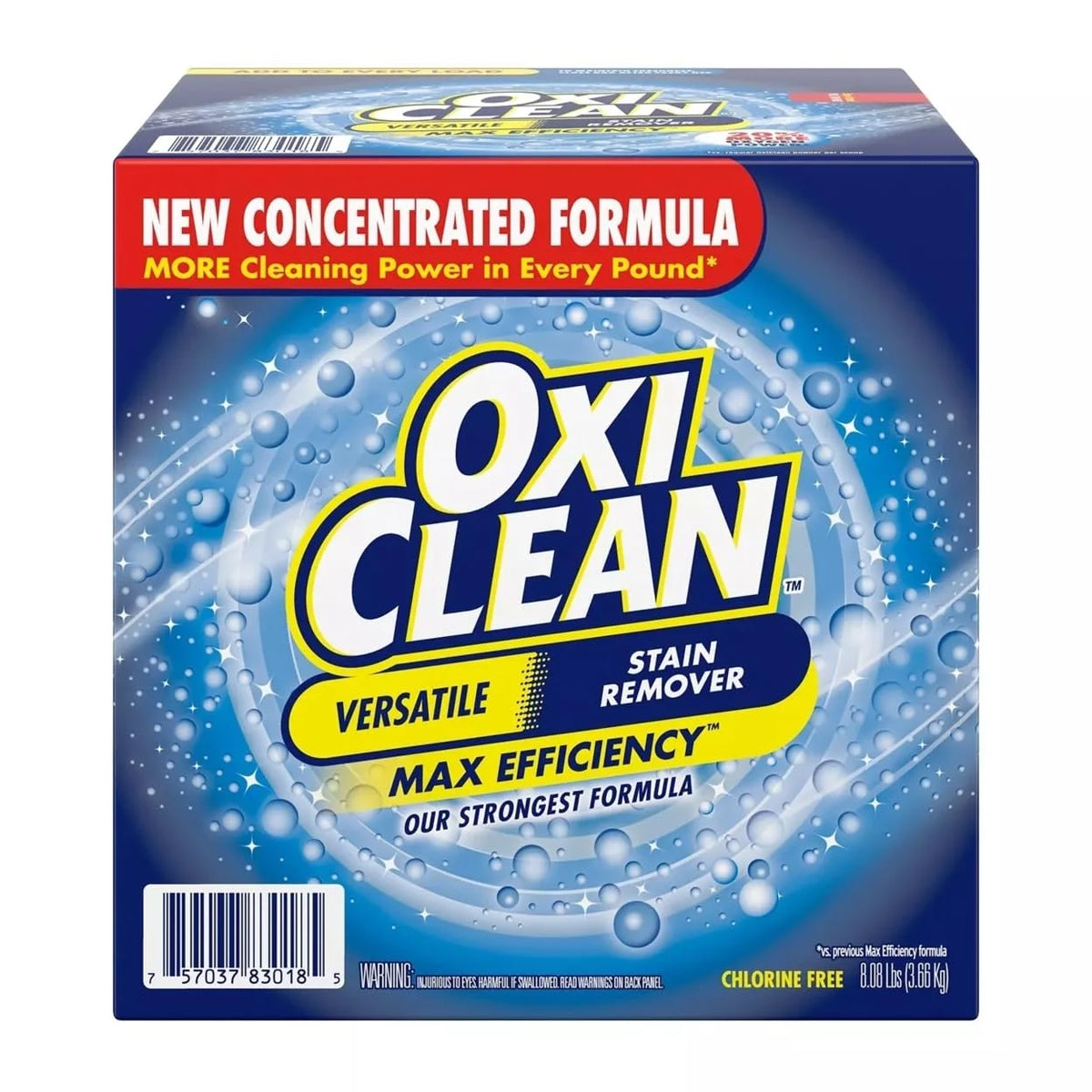 OxiClean Max Efficiency Versatile Stain Remover Powder (8.08 lbs.) Main image