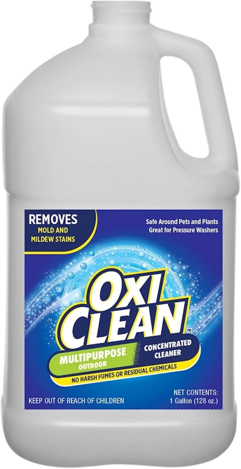 OxiClean - Outdoor Multipurpose Concentrated Cleaner - Cleaning Supplies - Cleaning Products - Cleaner for Concrete, Vinyl, Grill, Patio Furniture - Degreaser for Cement and Brick Main image