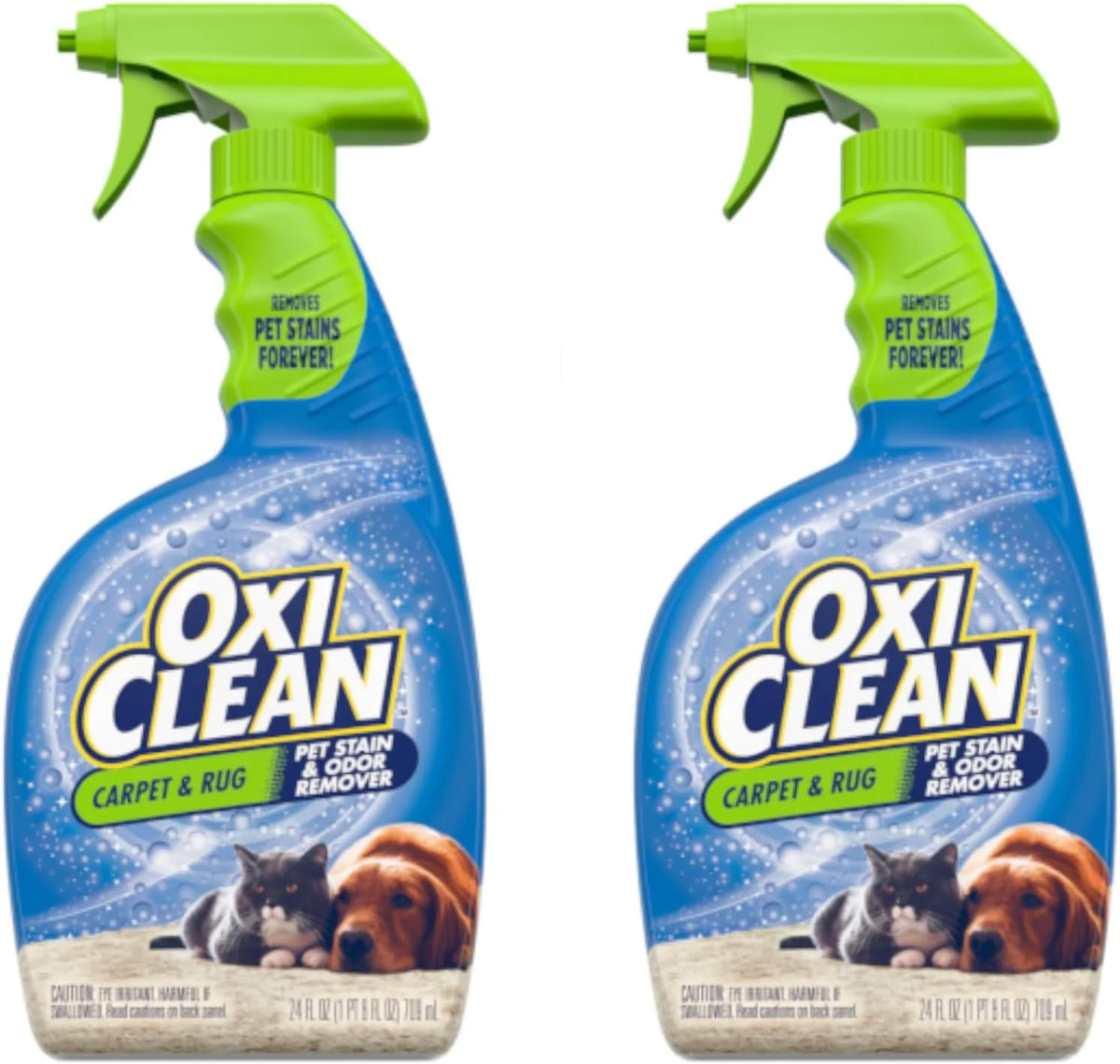 OxiClean Carpet & Rug Pet Stain & Odor Remover Spray, 24 fl oz (Pack of 2) Main image