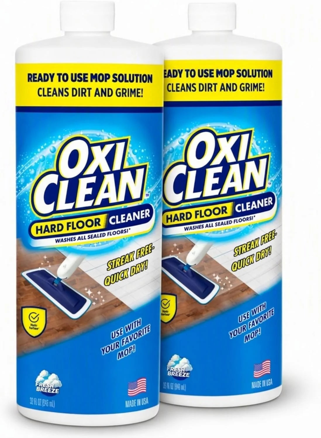 OxiClean Hard Floor Cleaner for Mopping - Ready to Use Mop Solultion, 32 oz Main image