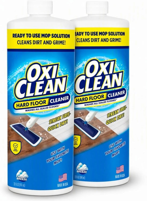 OxiClean Hard Floor Cleaner for Mopping - Ready to Use Mop Solultion, 32 oz