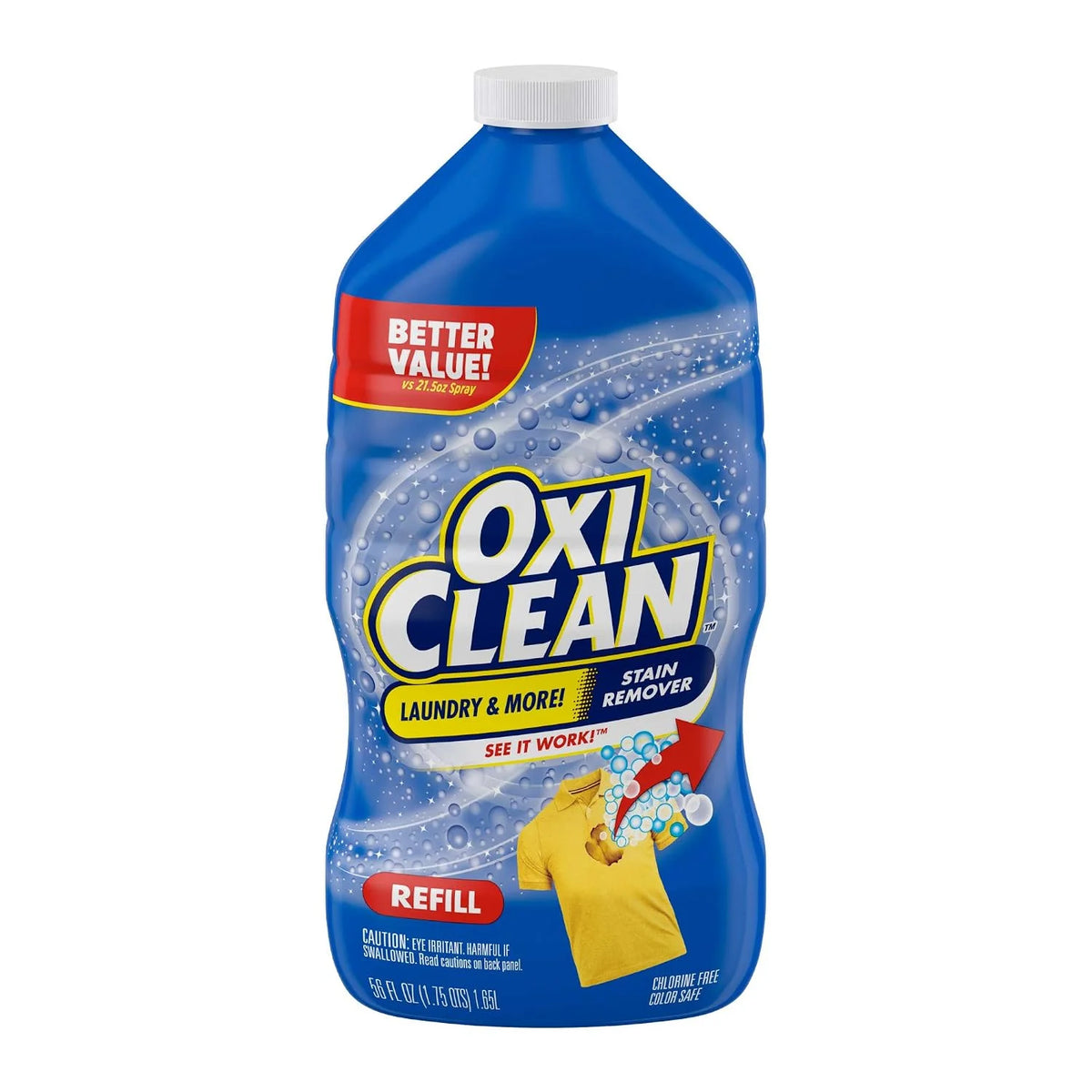 OxiClean Laundry Stain Remover Refill, 56 fl oz Main image