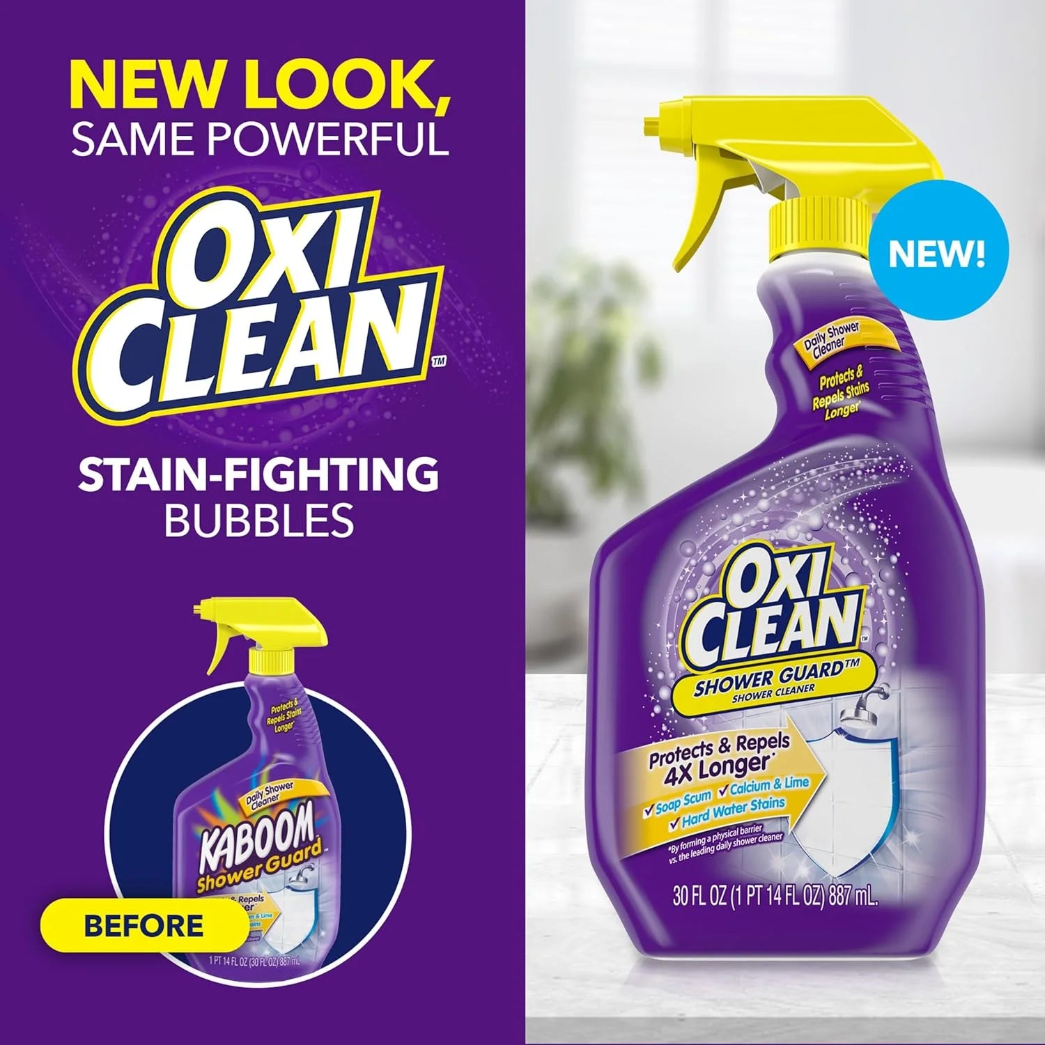 OxiClean Shower Guard Daily Shower Cleaner, 30 oz. Secondary image