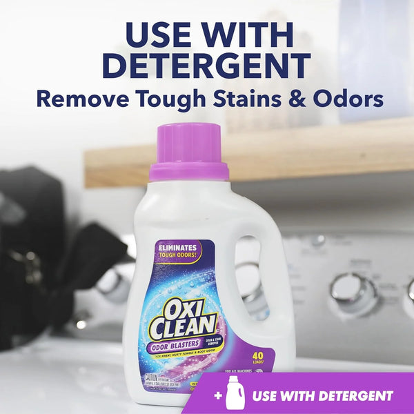 OxiClean Odor Blasters Odor Laundry Liquid Additive, 45 fl oz