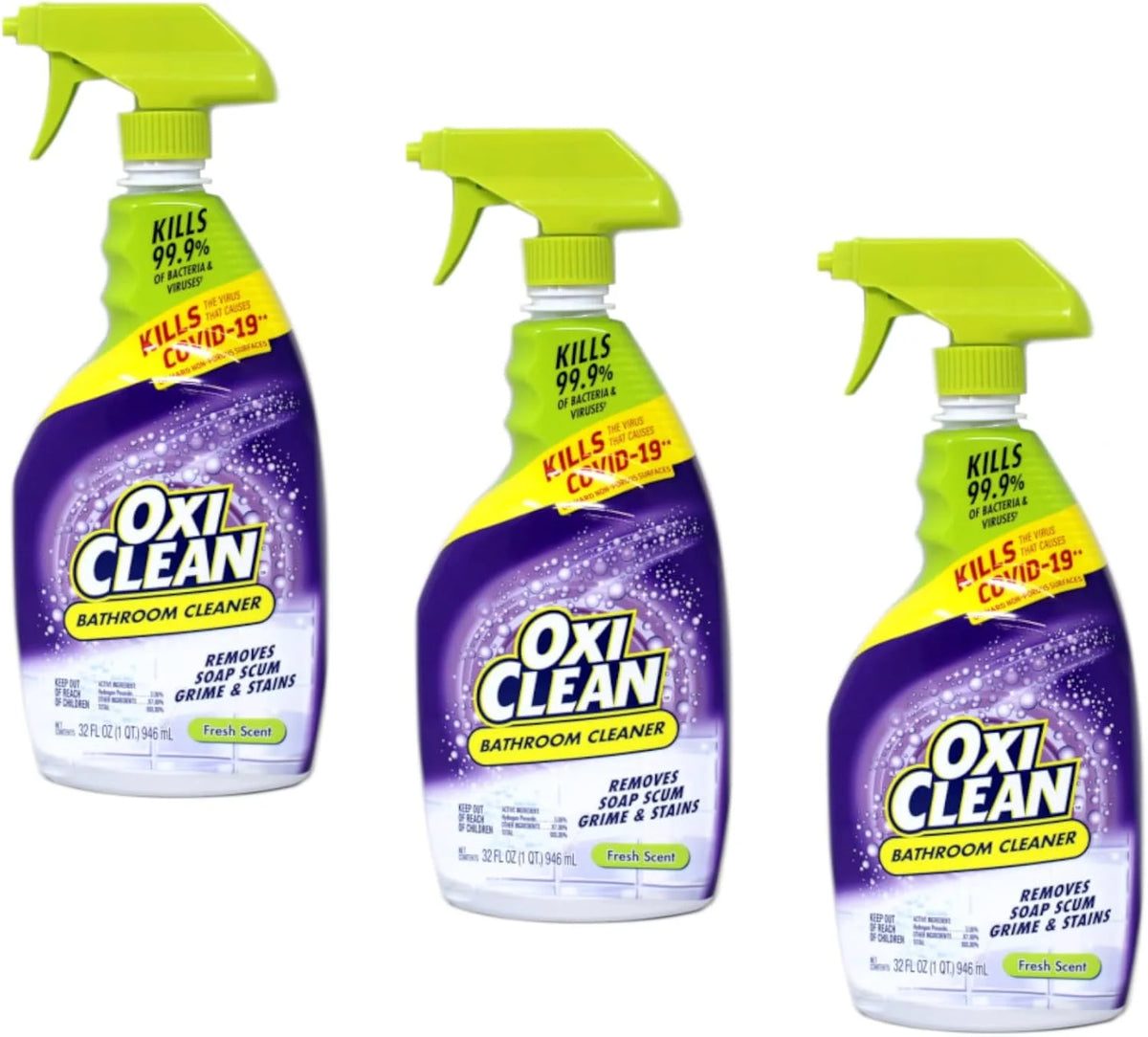 OxiClean Shower Guard Daily Shower Cleaner, 30 oz., (Pack of 3) Main image