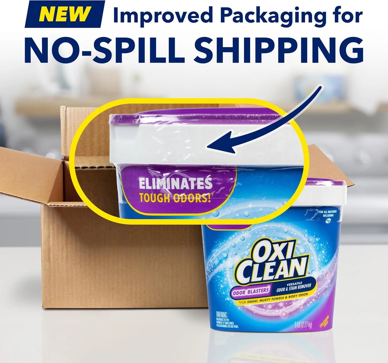 OxiClean Odor Blasters Versatile Odor and Stain Remover Powder, 5 lb Secondary image