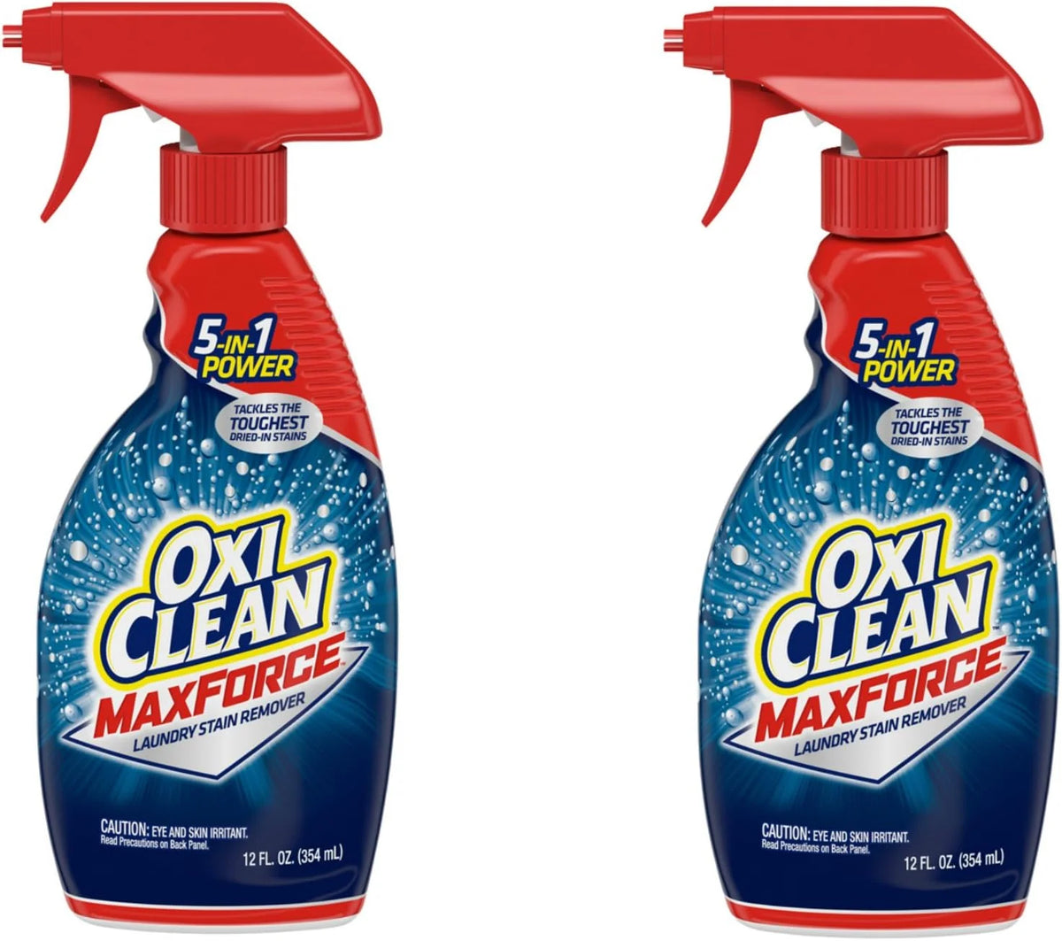 OxiClean Max Force Laundry Stain Remover Spray, 12 Fluid Ounce (Pack of 2) Main image