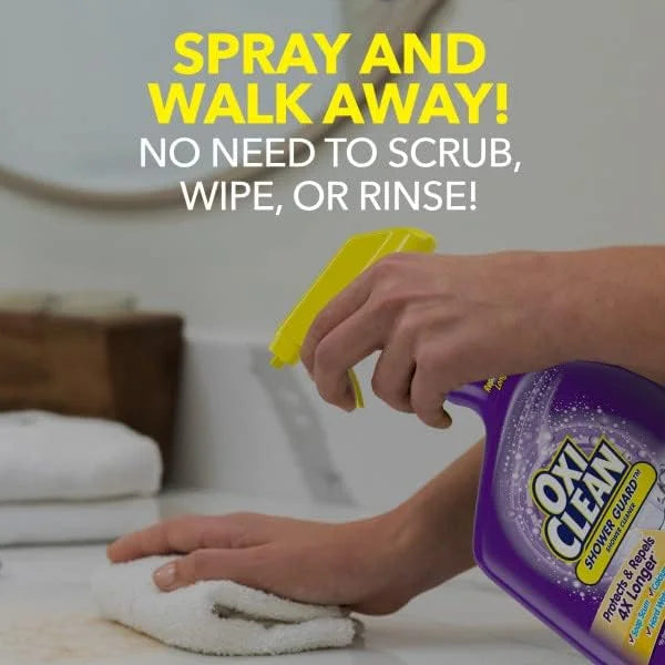 OxiClean Shower Guard Daily Shower Cleaner Spray, 30 fl oz (Pack of 2)