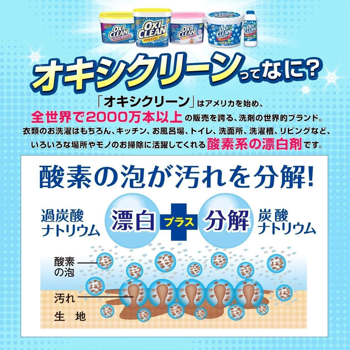 OxiClean Versatile Stain Remover, 3 Pounds