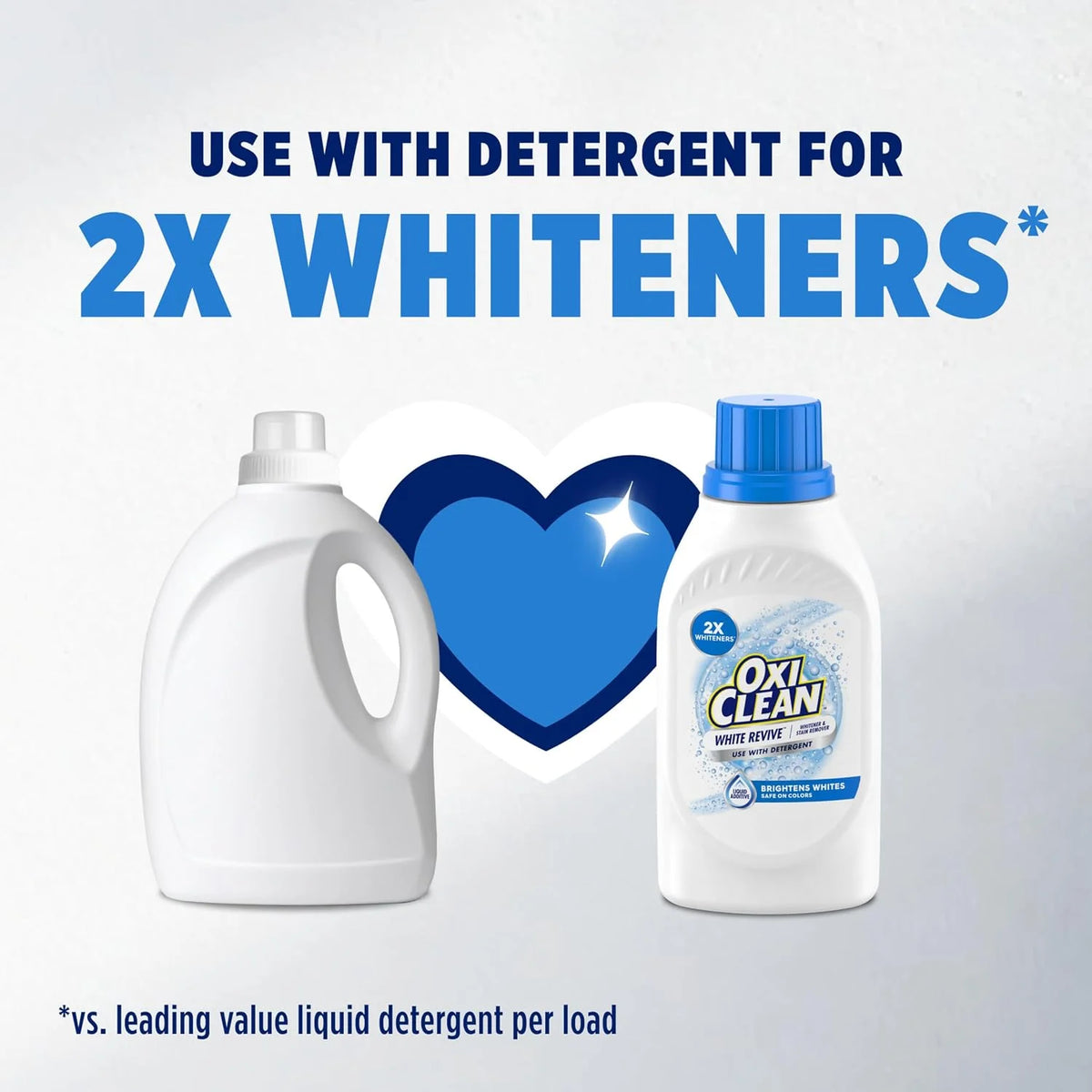 OxiClean White Revive Whitener Laundry Liquid Additive, 45 fl oz