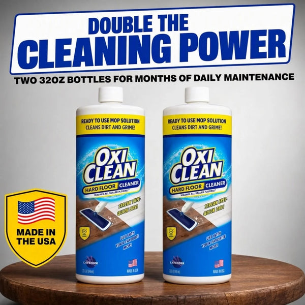 OxiClean Hard Floor Cleaner for Mopping - Ready to Use Mop Solultion, 32 oz