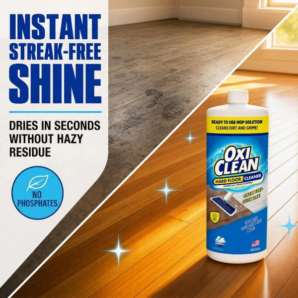 OxiClean Hard Floor Cleaner for Mopping - Ready to Use Mop Solultion, 32 oz