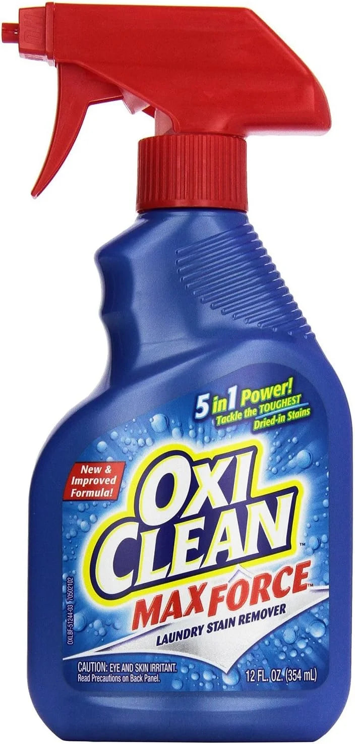 OxiClean Max Force Laundry Stain Remover Spray 12 Ounce (Pack of 3) Secondary image
