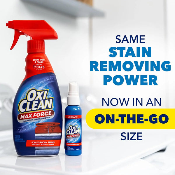 OxiClean Max Force Laundry Stain Treater Spray, 2 Fl Oz (2 Pack)