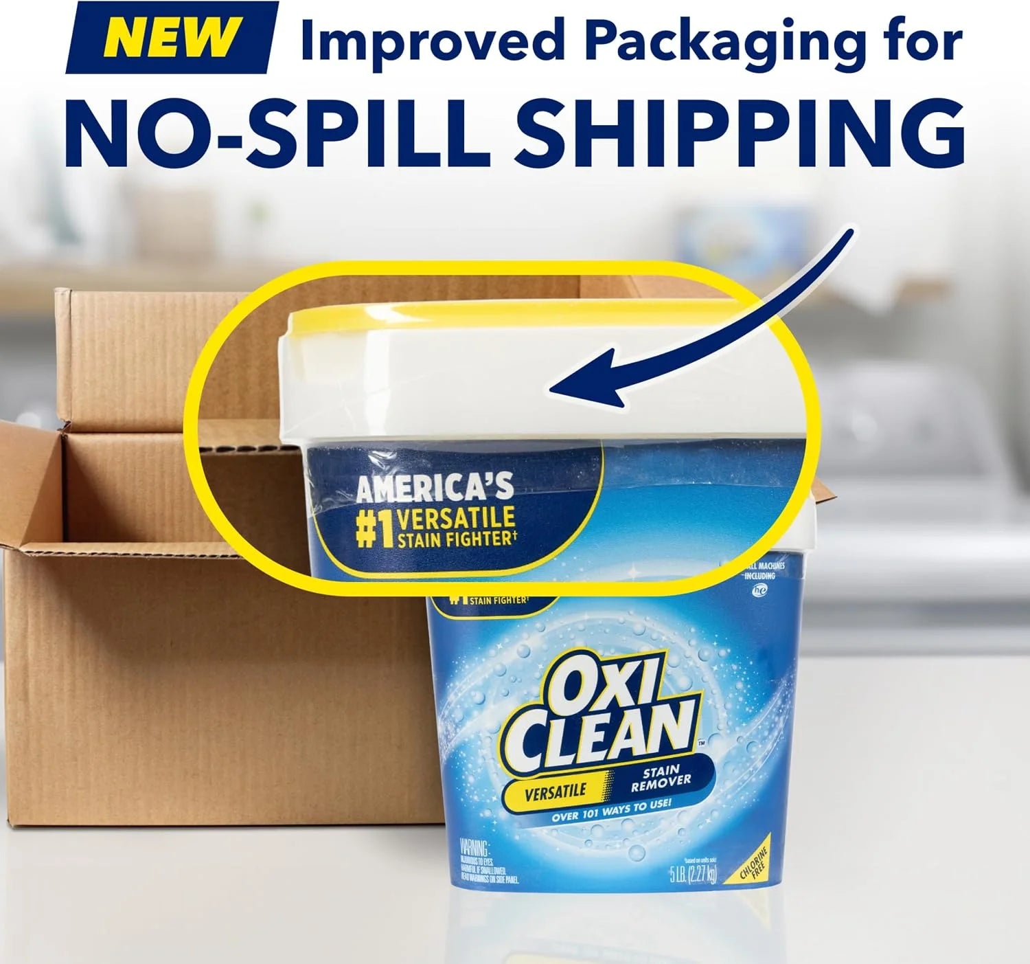 OxiClean Versatile Stain Remover Powder, 5 lb Secondary image
