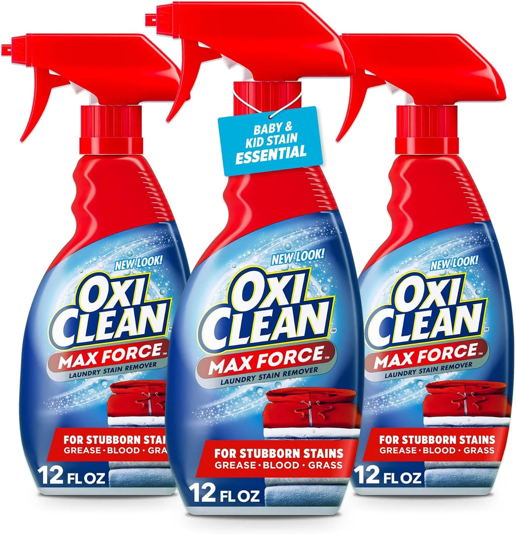 OxiClean Max Force Laundry Stain Treater Spray, 2 Fl Oz (2 Pack)