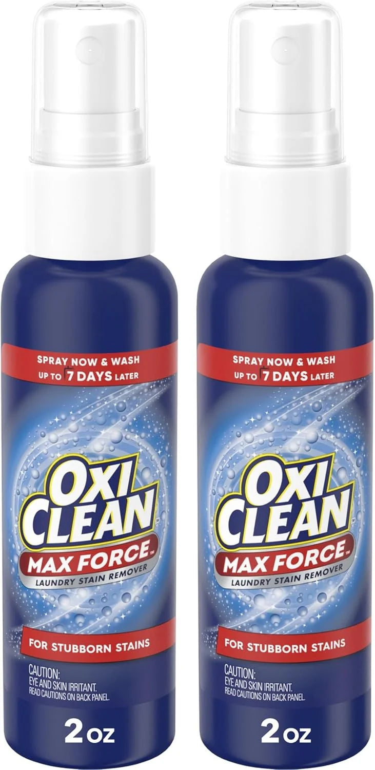 OxiClean Max Force Laundry Stain Treater Spray, 2 Fl Oz (2 Pack) Main image
